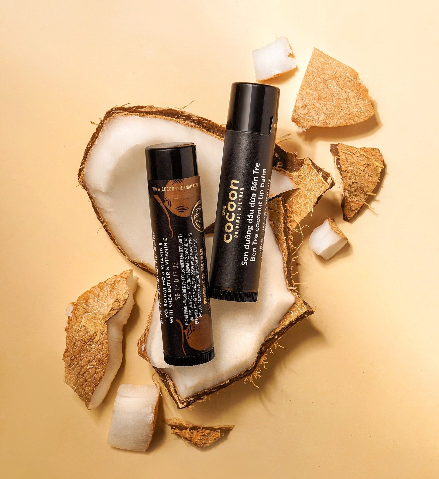 Coconut Lip Balm, 5g - 100% Vegan