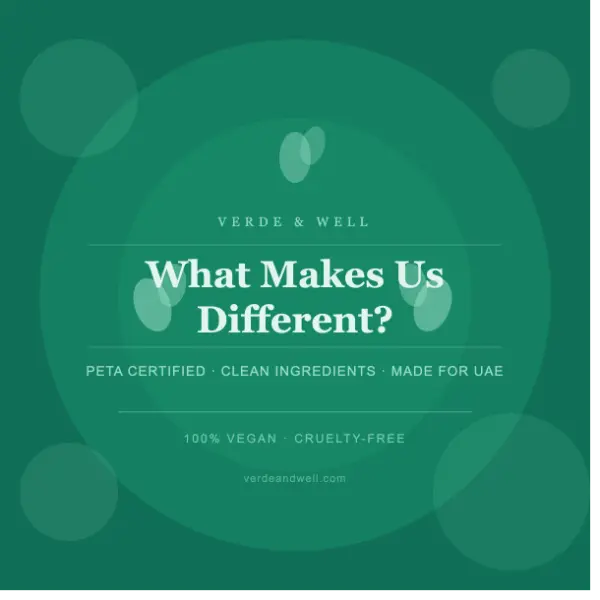 Verde and Well vs Other Vegan Beauty Brands ? Here's the Difference