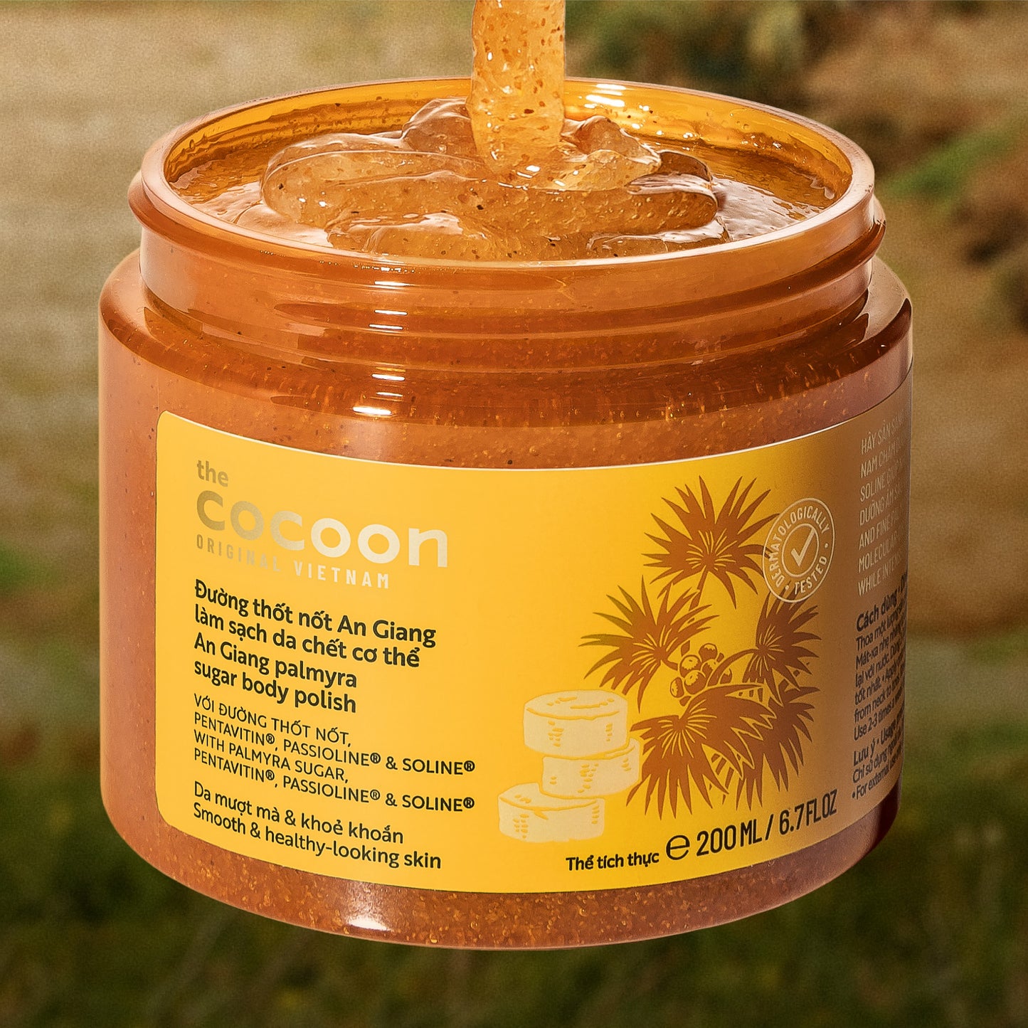 An Giang Palmyra Palm Sugar Body Polish, 200 ml